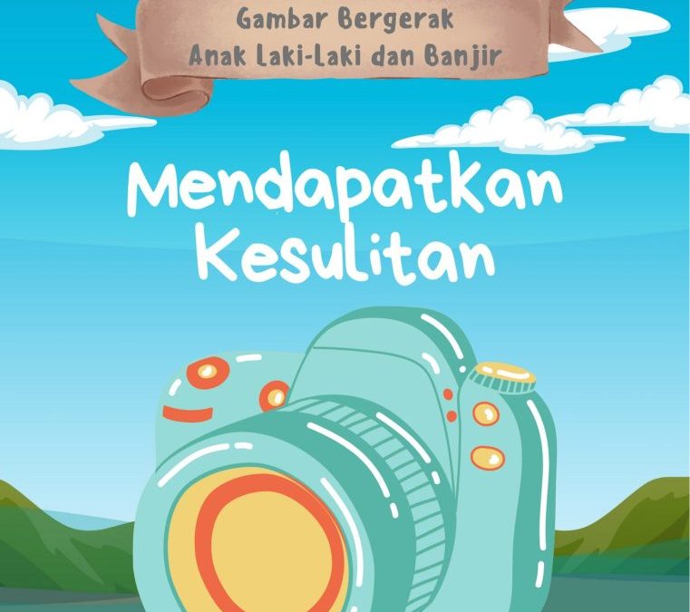 Gambar Bergerak Anak Laki-Laki dan Banjir: Mendapatkan Kesulitan